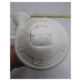 Super Star Orbatron DP White Plastic Dumbbells 3.3 LBS