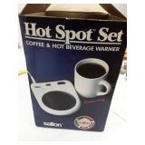 Salton Hot Spot Electric Coffee Tea Mug Cup Beverage Warmer Heat Bonus Mug
