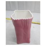 Pink Ceramic Bunny Face Vase by Silvestri