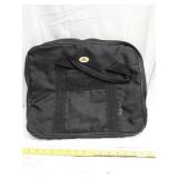 Black Nylon Laptop Messenger Bag