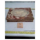 Vintage Incolay Stone Jewelry Box