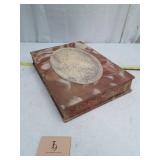 Vintage Incolay Stone Jewelry Box