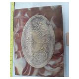 Vintage Incolay Stone Jewelry Box