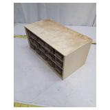 Vintage Small Parts Storage Cabinet with 15 Drawers