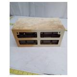 Vintage Small Parts Storage Cabinet with 15 Drawers
