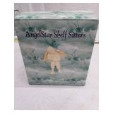AngelStar Shelf Sitter with Pet - Decorative Angel Figurine - Angel Hugs