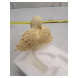 AngelStar Shelf Sitter with Pet - Decorative Angel Figurine - Angel Hugs