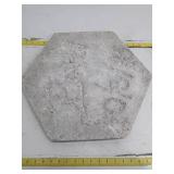 Vintage Angel Stained Glass Hexagonal Stepping Stone