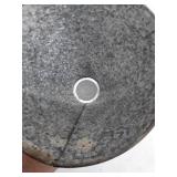 Vintage Galvanized Metal Funnel with Flexible Spout