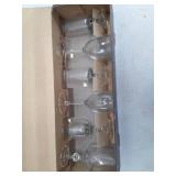 Vintage Claudia Crystal Wine Glasses Set - Czechoslovakia - Style Varies