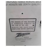 Vintage Zenith FM/AM Tube Radio - Does Not Power On