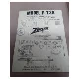 Vintage Zenith FM/AM Tube Radio - Does Not Power On