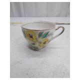 Vintage Kasuga Ware Daffodil Teacup