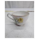 Vintage Kasuga Ware Daffodil Teacup