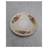 Vintage Coalclough Floral Bone China Saucer