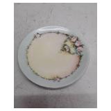 Vintage Bavaria Thomas Porcelain Plate with Rose Garland