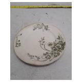 Vintage John Edwards Porcelaine de Terre Floral Plate