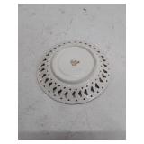 Vintage Porcelain Orchid Decorative Plate