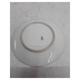 Vintage Silesia Porcelain Plate with Mint and Gold Trim