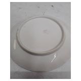 Vintage Hand-Painted Rose Porcelain Plate