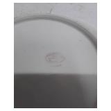 Vintage Hand-Painted Rose Porcelain Plate