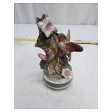 Vintage Schmid Rotating Musical Hummingbird Figurine