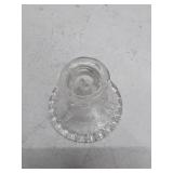 Vintage Cut Glass Candlestick Holder