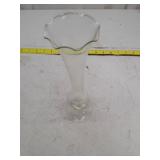Vintage Clear Glass Tall Champagne Flute
