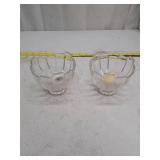 Gorham Full Lead Crystal Votive Candle Holders