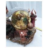 Vintage Nativity Castle Music Box with Gloria Angel