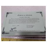 Vintage Porcelain Dolls in Pink and White Dresses