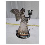 Silver Plated Angel Candle Holder by Gift Gallery