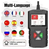 New JDIAG OBD2 Car Scanner Vehicle Engine Fault Code Reader Diagnostic Scan Tool Universal Light for All OBD II Protocol Cars Since 1996 and Newer (Version 1.0)