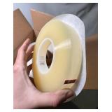 New 4pack of 3M Transparent P.P. Tape 1”x360yd per Roll