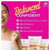 New 6pc Case of vH Essentials Daily Feminine Wash - Fragrance Free, Hypoallergenic w/ Tea Tree Oil & Prebiotic - For Ph Balance, Intimate Odor Block, Vaginal Health - Gentle Formula Body Care - 6 Fl O