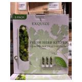 BUNDLE OF 6 EXQUIZE FRESH HERB KEEPER triples the shelf life of fresh herbs (2 boxes) *great resale opportunity*