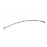 Dual Mount Curved Rod Adjustable length 50 in to 72 in x 1 in dia