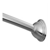 Dual Mount Curved Rod Adjustable length 50 in to 72 in x 1 in dia