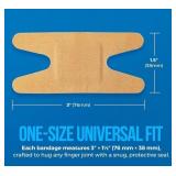 ASO BANDAGES Flex Fabric Bandages - Flexible Fabric Adhesive for Finger Care & Wound Protection