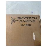 Skytech Gaming Classic K-1000 RGB Gaming Keyboard, 104 Keys USB Wired Keyboard, Customizable Chroma RGB Backlighting, 19 Anti-Ghosting Keys, Multimedia Function Keys, -Black