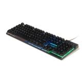 Skytech Gaming Classic K-1000 RGB Gaming Keyboard, 104 Keys USB Wired Keyboard, Customizable Chroma RGB Backlighting, 19 Anti-Ghosting Keys, Multimedia Function Keys, -Black