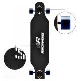 Windrunner 41inch Freeride Longboard Skateboard,8-Ply Natural Maple Drop