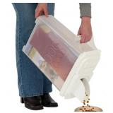 Buddeez "Bag-in" All Pets Food Dispenser with  Pouring Spout and Handle - Holds up to 16lbs