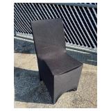 Bundle of 15 Black Stretchy Fabric Chair Covers - Great for Event - Catering - Parties - Family Gatherings Etc, No Chairs included