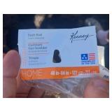 Bundle of 2 Kenney® 7/16" Round Sash Curtain Rod, 48-84", 1" Clearance, White