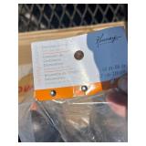 2 Kenney Ball 5/8" Standard Decorative Window Double Curtain Rod, 36-66", Matte Black 48 in-86 in