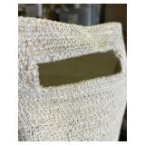 HAWKINS NEW YORK Essential Woven Hamper SeaGrass 17” x 22” *Retails $128*