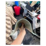 8’ x 5” Steel U Shape Metal - Great for Utility / Wire Cover / Faded Green Color