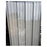 Bundle of 4 20.5” x 62.5” grey sheet metal