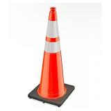Pro Series Heavy Duty Reflective Traffic Cones - 36", Orange